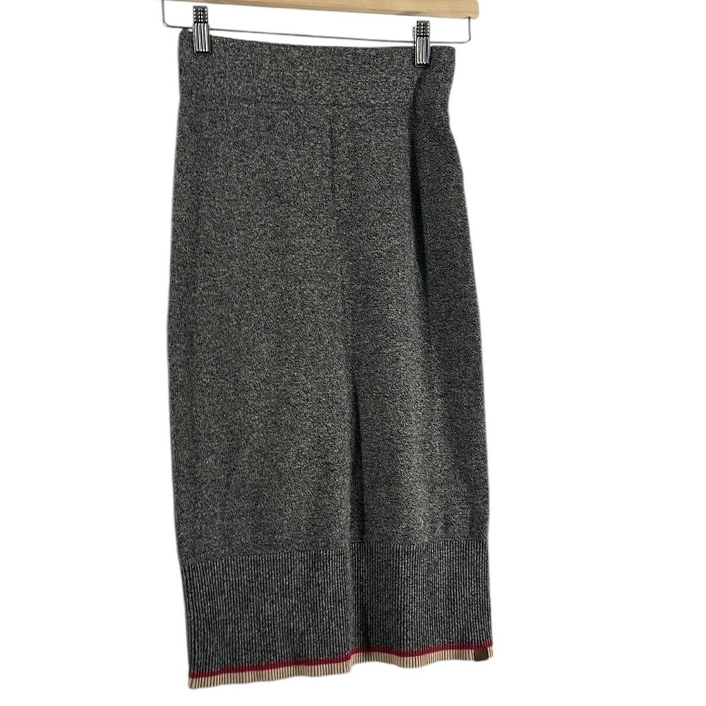 Roots Stretchy Knit Chalet Pencil midi Skirt sweater skirt cabin mountain vibes - Picture 7 of 8